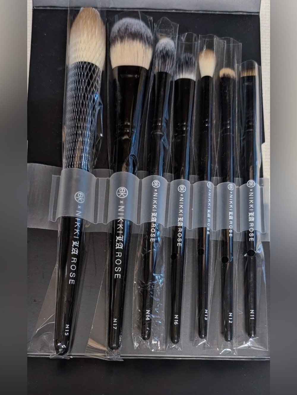BK Beauty Nikki La Rose Pro Artist Make Up Brush 7 Pcs Set BNIB 🔖 - Picture 8 of 10